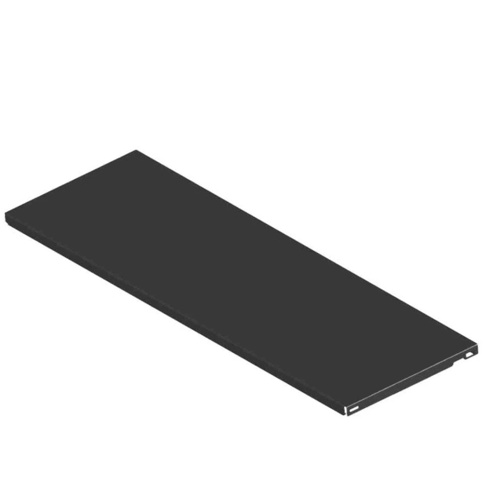 10700-00031= 2x Stahlfachboden 800x350 mm schwarzmatt RA 50 Element System Regal - Bild 1 von 1