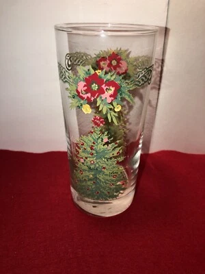 Vaso de vidrio refrigerador Navidad Pioneer Woman "Holiday Cheer" 16 oz Foto 1 de 4