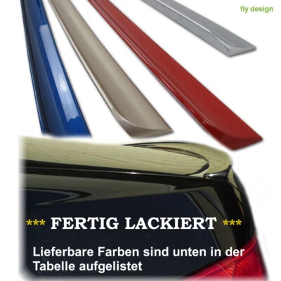 Spoiler Posteriore Adatto A per BMW E46 3er Autospoiler Laccato Labbro - Immagine 1 di 4