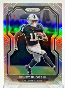 2020 Panini Prizm Henry Ruggs III #372 Silver Prizm Rookie RC Raiders Refractor - Picture 1 of 3