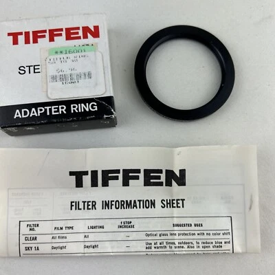 Tiffen 58mm to 48mm Step Down Ring "New Old Stock" - Image 1 of 4