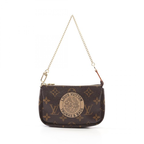 LOUIS VUITTON（LV） LOUIS VUITTON Mini Pochette Accessori T&B Borsa a Mano M60153 Monogram Tela Usata