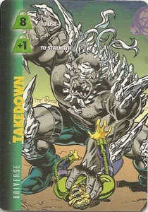 Marvel OVERPOWER UNIVERSE BASIC DOOMSDAY 8S+1 Takedown - DC - Picture 1 of 1