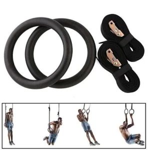 Gym Rings Turnringe Gymnastikringe Cross Fit Ringe Fitness Heimtraining !NEU! - Bild 1 von 7