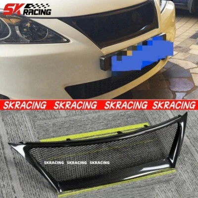 Parrilla delantera de fibra de carbono para capó de malla para Lexus IS250 IS350 2011 2012 2013 Foto 1 de 4