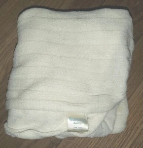WAMSUTTA BABY CREAM IVORY CHENILLE Acrylic Baby  Lovey BLANKET - Picture 1 of 2