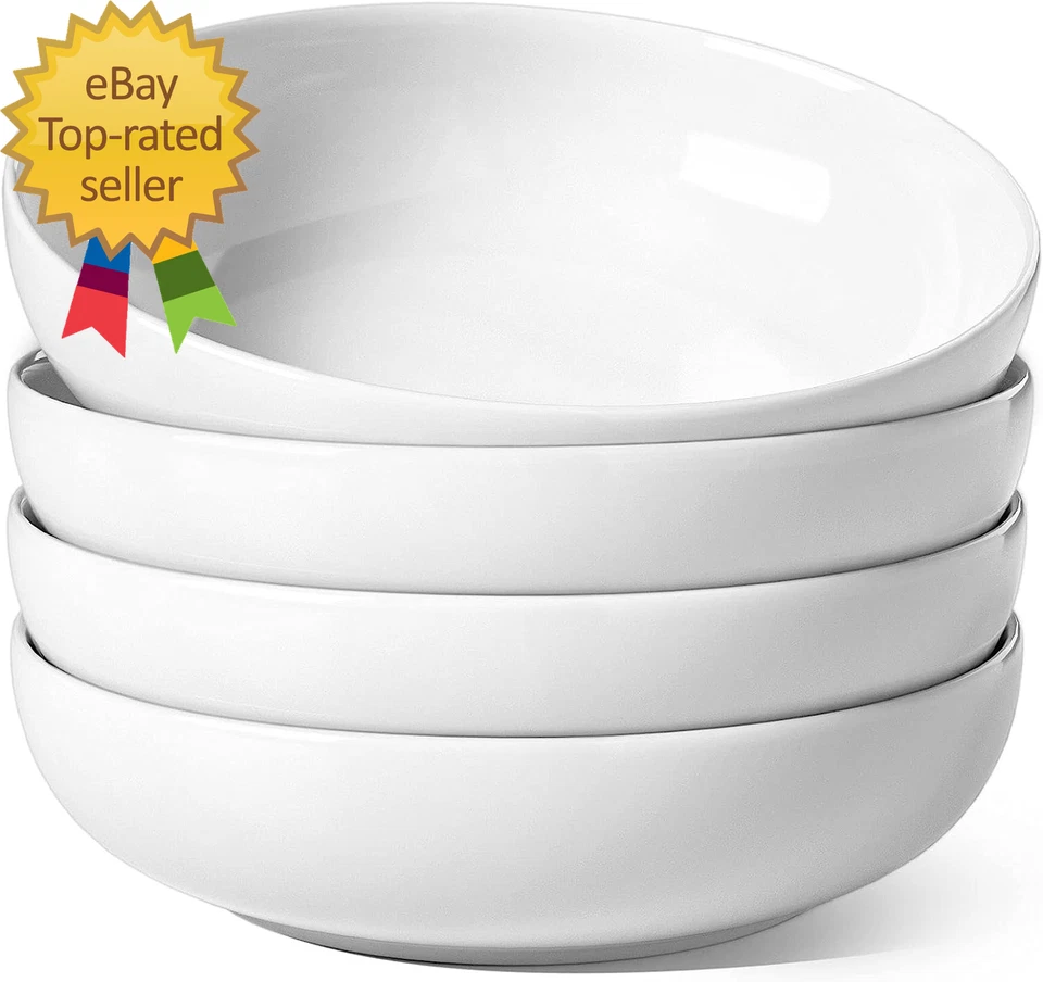 Pasta Bowls 45 Oz, Salad Bowls Set for Serving Soup, Pasta, Noodle, Dinner, Larg - Image 1 of 1