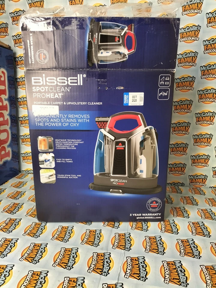 BISSELL SpotClean ProHeat Carpet Cleaner Upholstery Portable Washer - Image 1 of 3