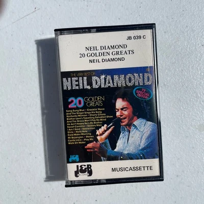 Tape Cassette Neil Diamond 20 Golden Greats - Image 1 of 4