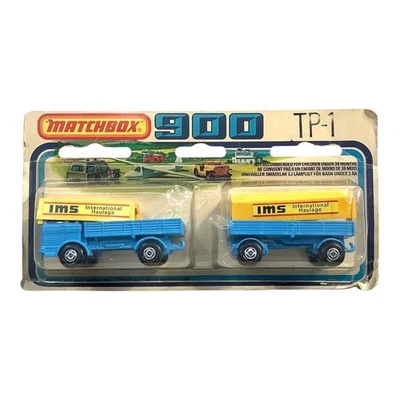 Matchbox 900  TP-1 Superfast 1978 IMS International Haulage Blue Yellow Lesney - Image 1 of 4