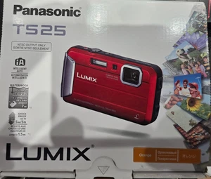 Cámara digital Panasonic Lumix TS25 impermeable 16,1 MP naranja NUEVA SELLADA - Imagen 1 de 4