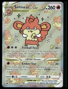 Simisear VSTAR #GG37/GG70 Crown Zenith: Galarian Gallery NM - Bild 1 von 2