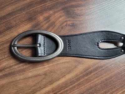 Esprit Gürtel Leder 95 Cm Schwarz Hüftgürtel Elegant M L 38 40 - Bild 1 von 4