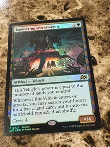 LUMBERING WORLDWAGON Magic MTG Aetherdrift Foil - Bild 1 von 2
