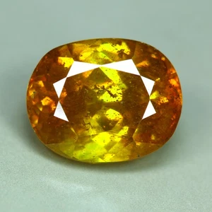 4,53 quilates_diamante brillante_100 % natural sin calefacción esfalerita naranja puesta de sol - Imagen 1 de 3