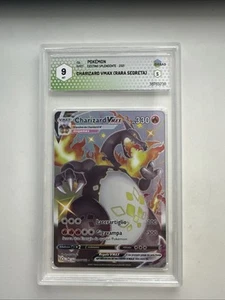 Carta Pokemon CHARIZARD Vmax Shiny SV107/SV122 Destino Splendente ITA 9 Mint - Foto 1 di 2