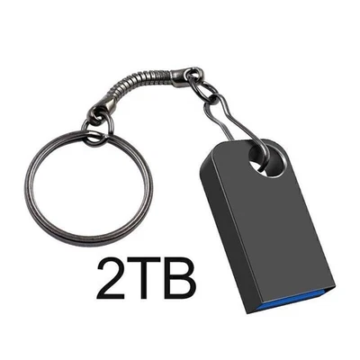 High Speed USB 3.0 Memory Stick Flash Pen Drive 1TB 2TB PC/Mac/TV With Chain UK