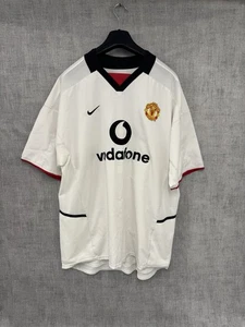 MANCHESTER UNITED 2002/2003 AWAY FOOTBALL SHIRT NIKE JERSEY SIZE XXL ADULT - Picture 1 of 7
