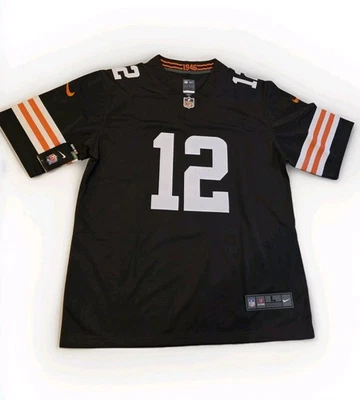 TEMP OUT OF STOCK 🔥 Shedeur Sanders 🔥 2025 Cleveland Browns 🏈 Jersey Men's LG - Image 1 of 4