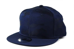 [New Era] Cap 9FIFTY Camouflage Camo Snapback DEEP NAVY/DEEP NAVY CAMO - Picture 1 of 7