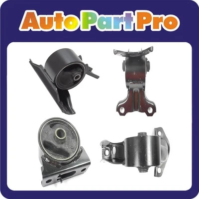For Mitsubishi Lancer 2.0L 2008-2015 Motor & Trans. Mount Manual Set of 4pcs FWD - Image 1 of 3