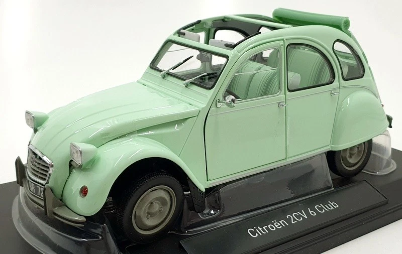 Norev 1/18 Scale Diecast 181486 - Citroen 2CV Club 1982 - Jade Green - Image 1 of 4