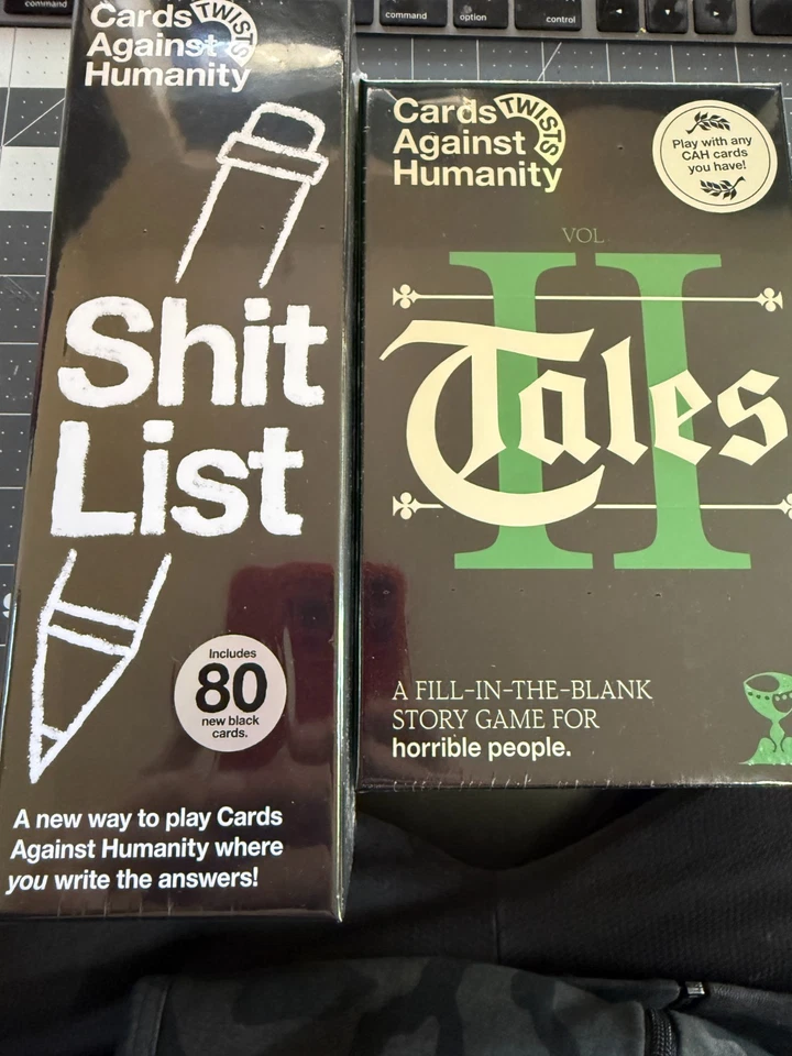 Cards Against Humanity Sh*t List & Tales Volume II Party Story 2 Game LOT NEW - Image 1 of 1