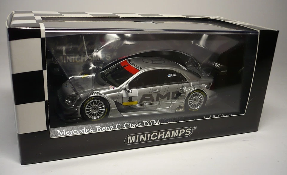 1 MERCEDES BENZ C-CLASS DTM 2004 KIMI RAIKKÖNEN 1:43 MINICHAMPS - Immagine 1 di 1