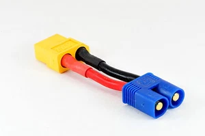 (1) Conector/adaptador Turnigy/Zippy/XT60/XT-60 hembra a macho EC3 - Imagen 1 de 6
