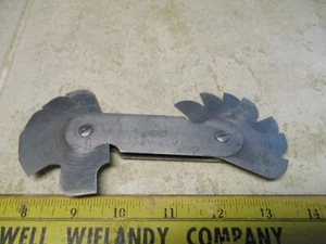LS Starrett  272B Fillet or Radius Gage, 9/32-33/64" Range (Concave and Convex) - Picture 1 of 3