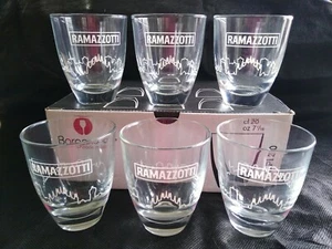 6 Vidrio de barra Ramazzotti Milán Italia paisaje urbano 7 oz vidrio-Borgonovo hecho en Italia   - Imagen 1 de 12