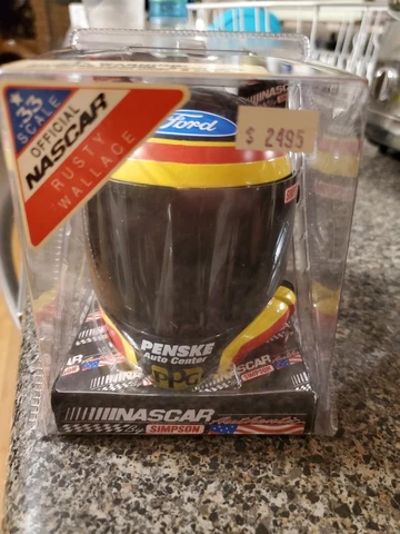 Rusty Wallace Nascar By Simpson 1/3 scale helmet Cover