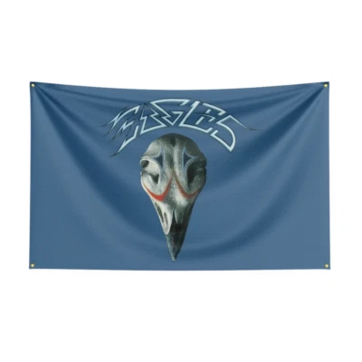 The Eagles Heavy Rock Band Flag Banner Wall Art Music Tapestry + Brass Grommets - Image 1 of 4