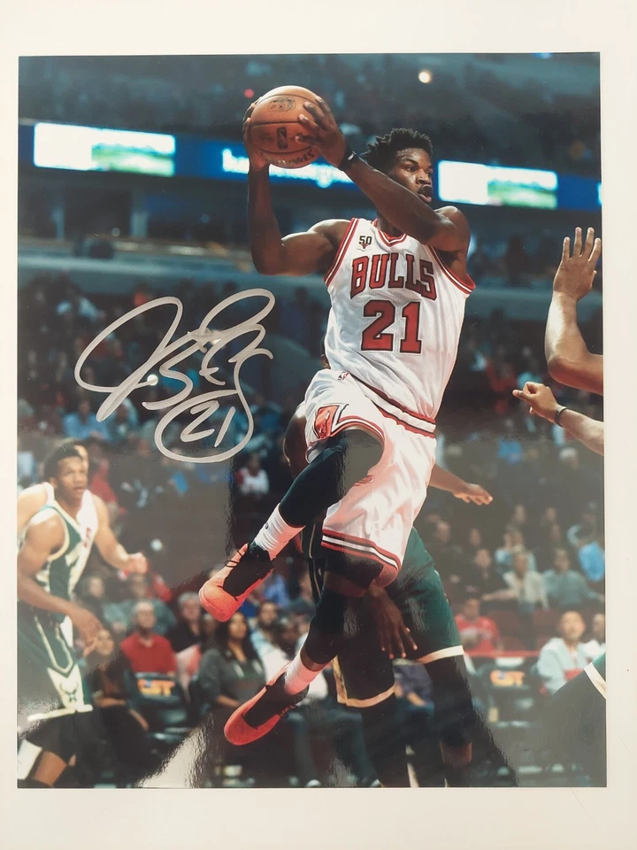 JIMMY BUTLER Signed CHICAGO BULLS / MIAMI HEAT  8x10 PHOTO - MINT - Image 1 of 1