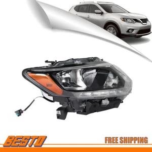 Fit For Nissan Rogue 2014 15 2016 Clear Halogen Type 1 PCS RH Headlight Assembly - Picture 1 of 13