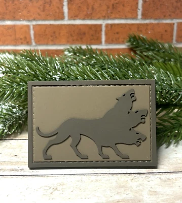 Wolves PVC Patch - Tactical Morale Wolf Patch - Military Gun Werewolf Patch