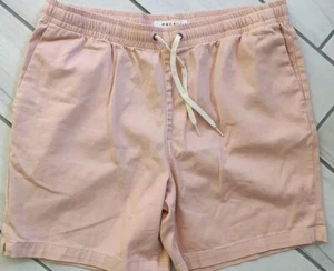 Pantaloncini uomo PacSun Volley rosa con coulisse in vita taglia large 7" cuciture interne nuovi senza etichette - Foto 1 di 6