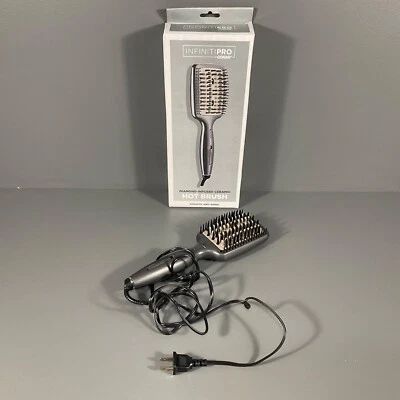 Conair Infiniti Pro Diamond Infused Ceramic Hot Brush Smooth and Shine - READ - Image 1 of 4
