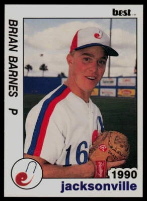 1990 Best Brian Barnes Jacksonville Expos - Image 1 of 2