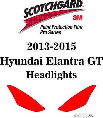 3M Scotchgard Paint Protection Film Pro Series Fits 2013 2015 Hyundai Elantra GT - Image 1 of 3