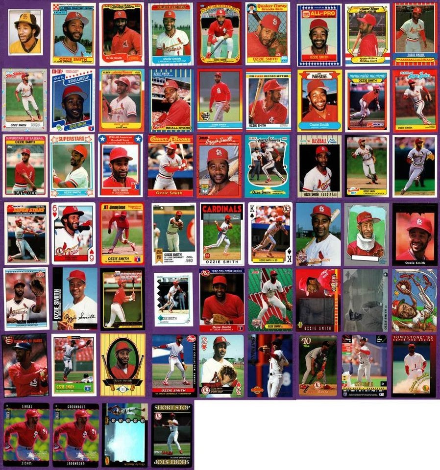 Ozzie Smith Cardinals Oddball, Insert, Sticker & Magazine Cards - U Pick - Image 1 of 1