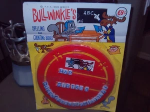 VINTAGE BULLWINKLE & ROCKY RARE MR. PEABODY SPELLING & COUNTING BOARD MOC 1969 - Picture 1 of 15