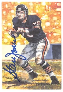 Stan Jones Autographed Goal Line Art Card GLAC Bears PSA/DNA - Picture 1 of 3
