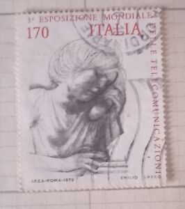 Francobollo ITALIA del 1979 - 3^ esposizione mondiale delle telecomunicazioni