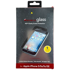 NEW SEALED - ZAGG INVISIBLE SHIELD GLASS SCREEN PROTECTION FOR iPHONE 5/5s/5c/SE - Picture 1 of 4