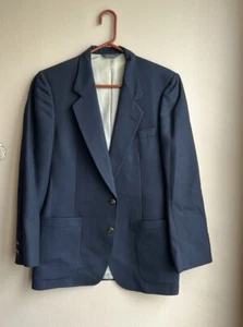 Pierre Cardin Men’s Blazer New Sz 40 Navy Blue Made In USA - Picture 1 of 8