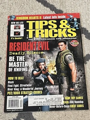 Tips & Tricks Magazine April 2006 Issue #134 Resident Evil Final Fight HALO 2 - Image 1 of 4