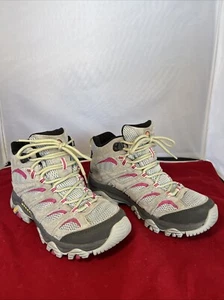 Merrell Women Moab 3 Mid Waterproof Shoe Hiking Boot Sz 8.5 Trail Good Condition - Picture 1 of 6