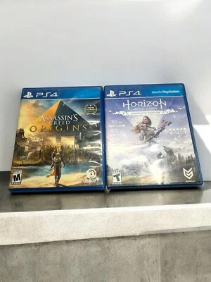 Комплект игр PS4: Assassin's Creed Origins и Horizon Zero Dawn полное издание - Изображение 1 из 4
