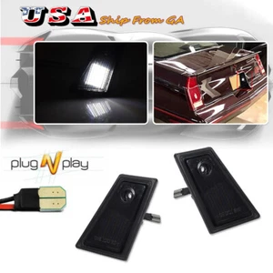 White LED License Plate Lights For 1979-1988 NEW Monte Carlo Monte Carlo SS LS - Picture 1 of 11
